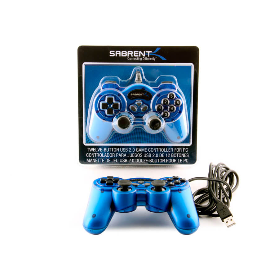 Sabrent 12-button Usb Controller For Mac/pc - Blue